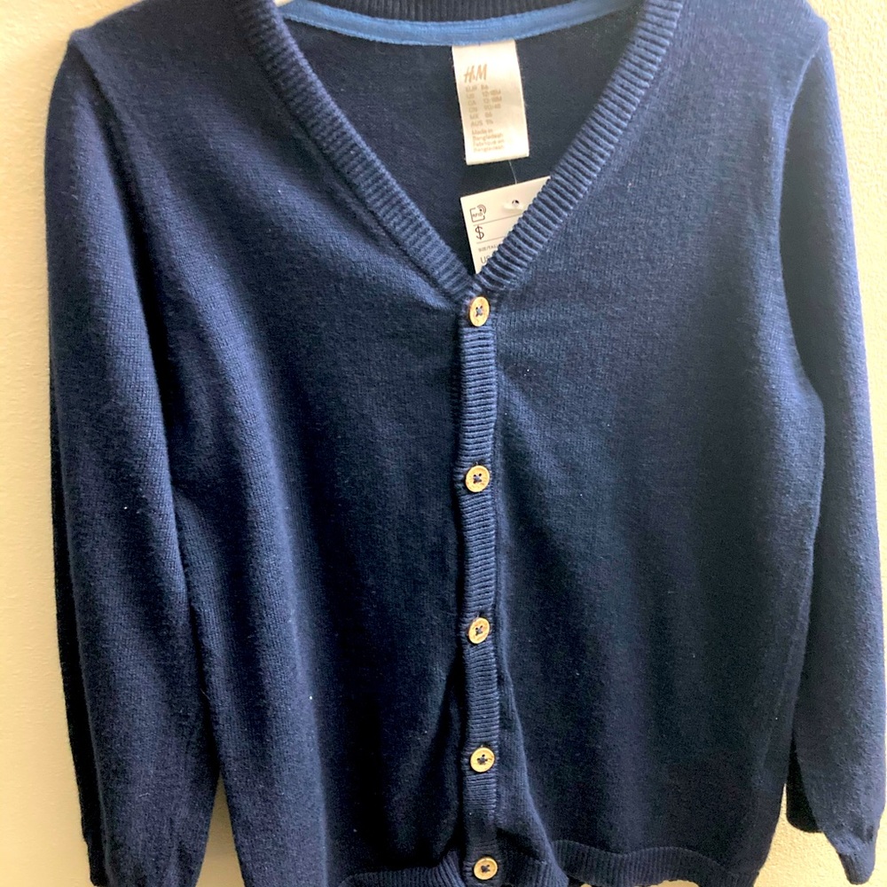 Baby boy H&M blue cardigan